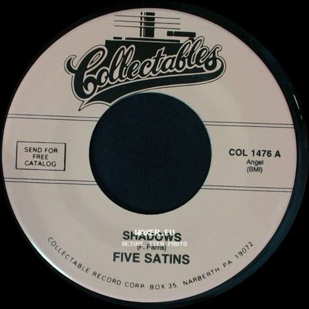 Five Satins - Shadows / Toni My Love side A