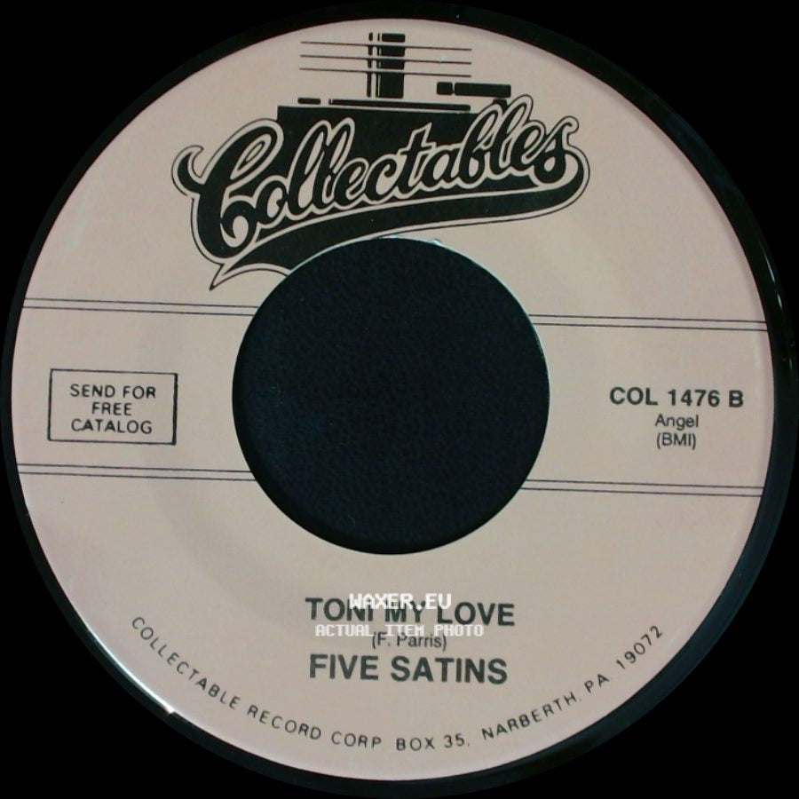 Five Satins - Shadows / Toni My Love side B