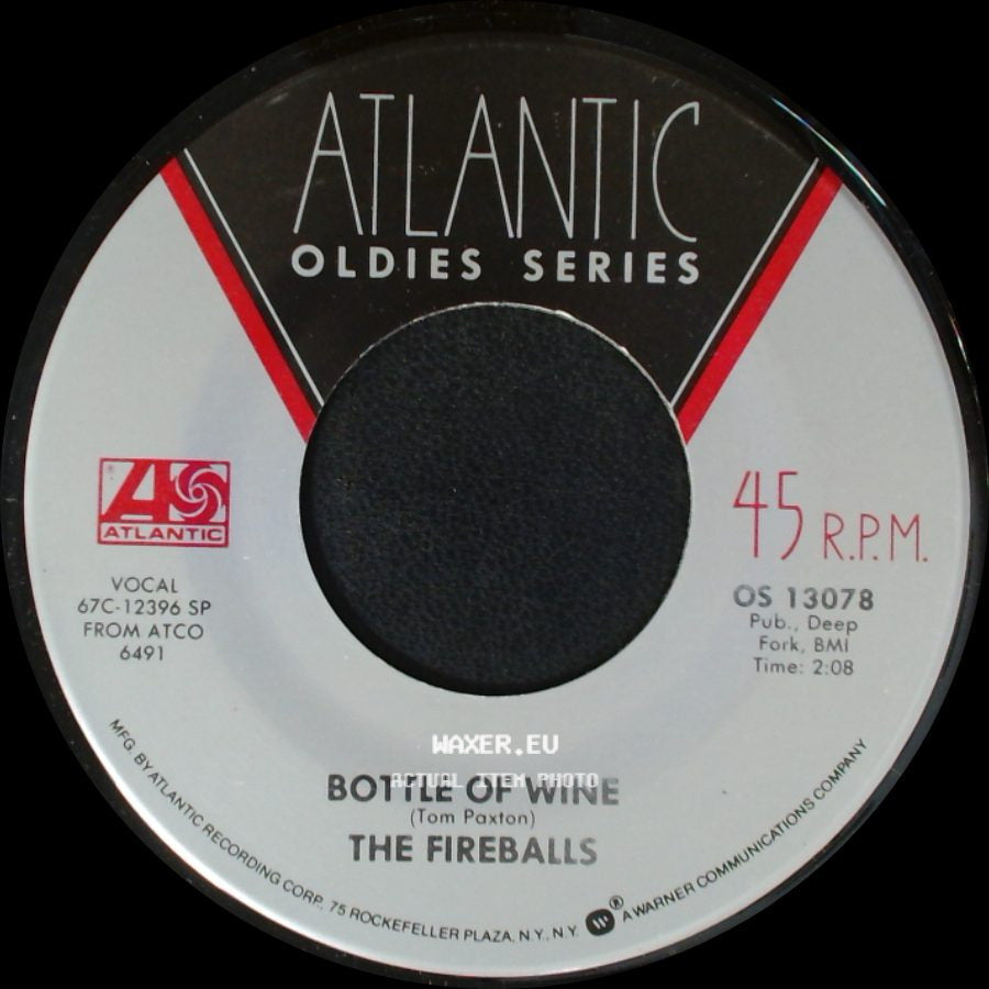 The Fireballs - Long Green / Bottle Of Wine side B