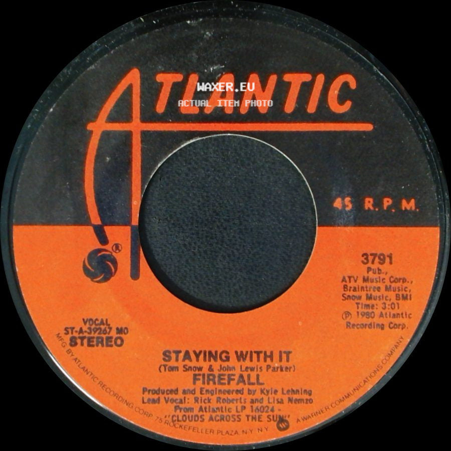 Firefall - Staying With It / Dreamers side A