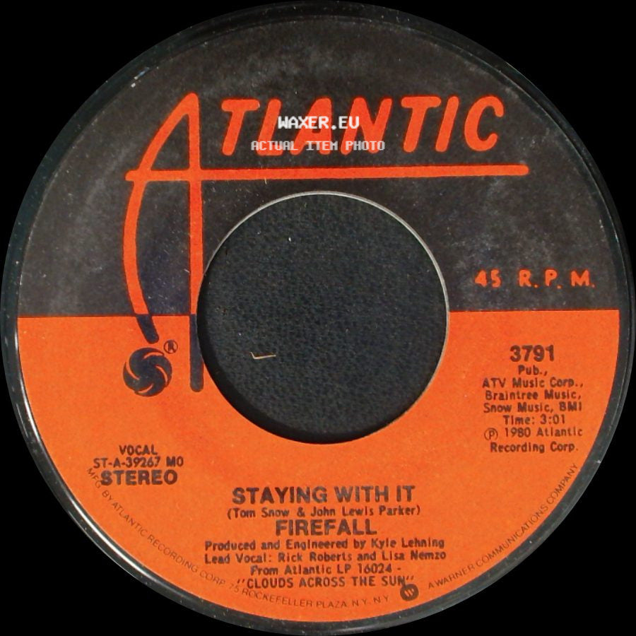 Firefall - Dreamers / Staying With It side B