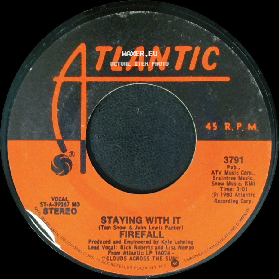 Firefall - Dreamers / Staying With It side B