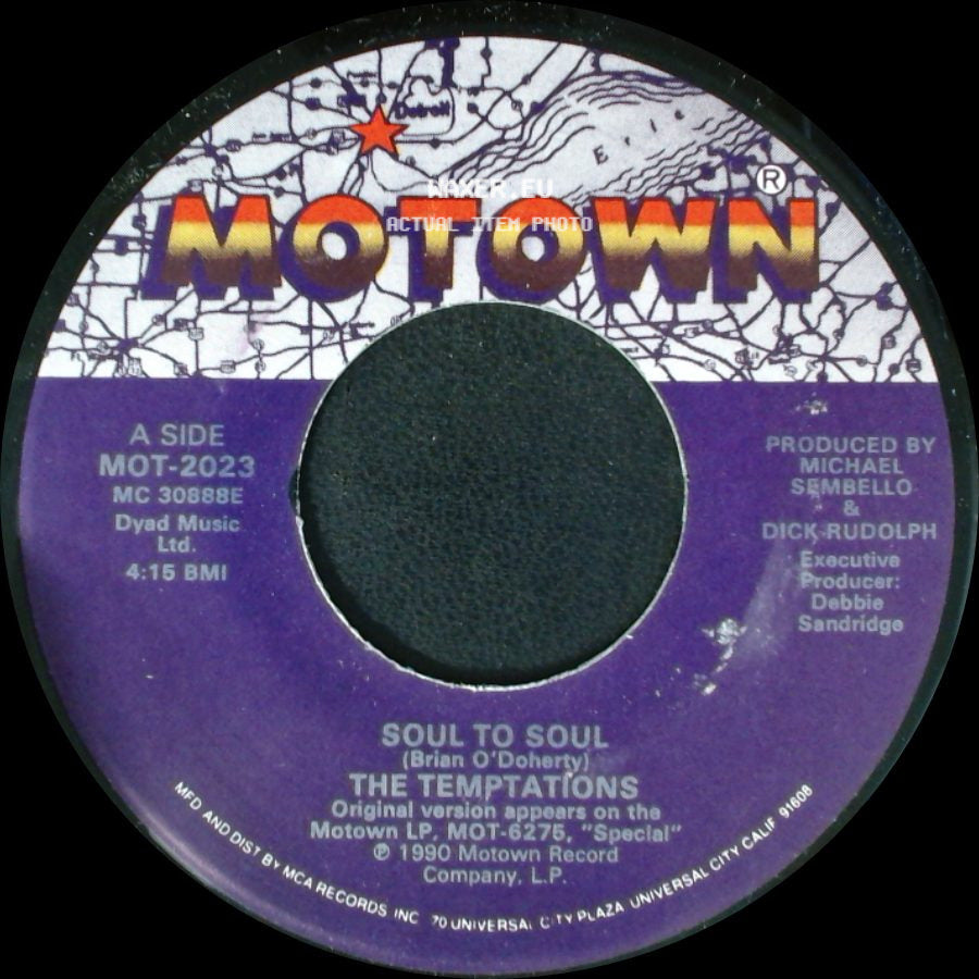 The Temptations - Soul To Soul / Soul To Soul side A
