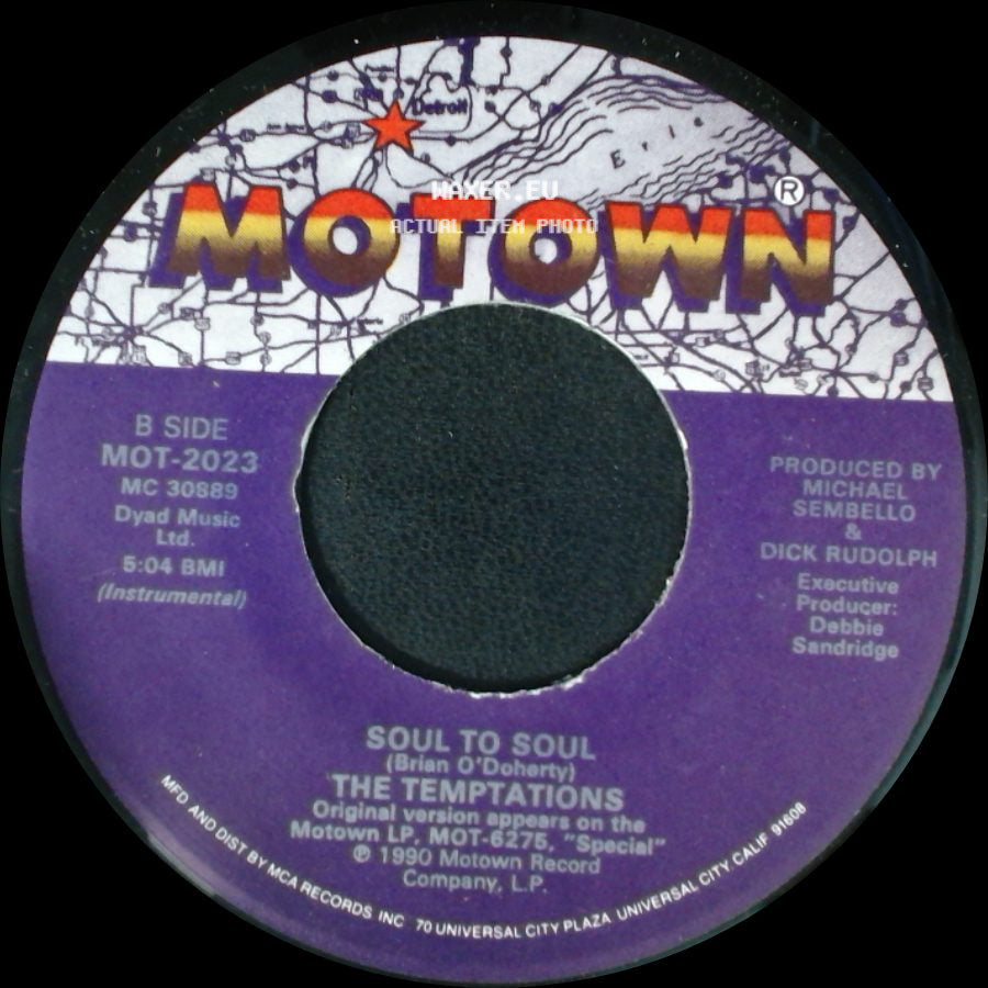 The Temptations - Soul To Soul / Soul To Soul side B