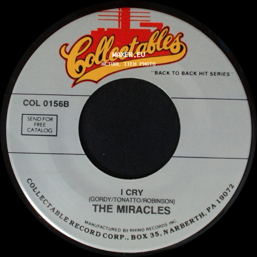 The Miracles - I Cry / Money side A