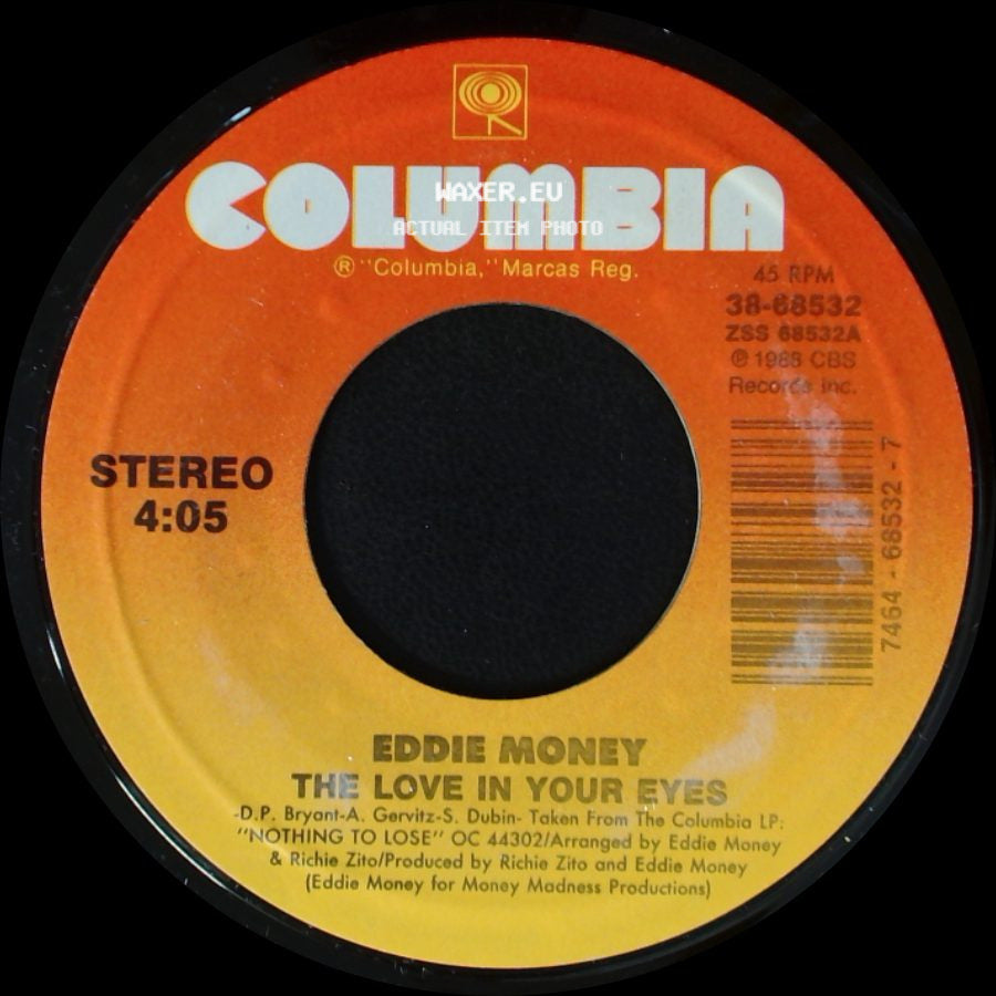 Eddie Money - Bad Boy / The Love In Your Eyes side B