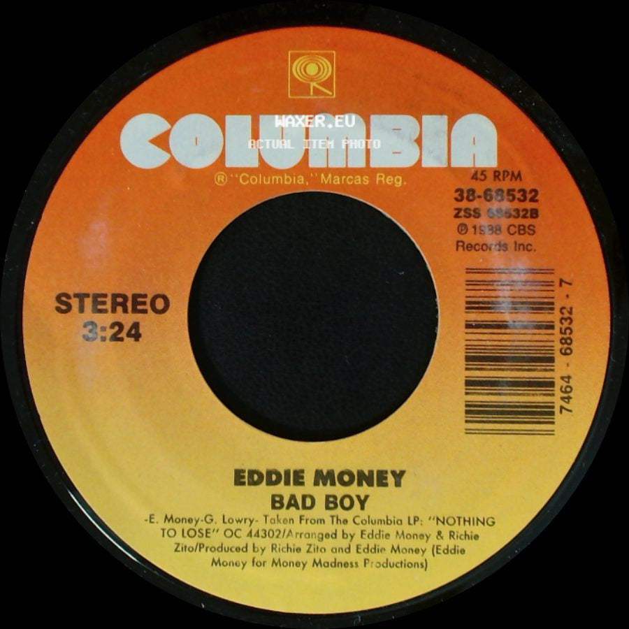 Eddie Money - The Love In Your Eyes / Bad Boy side B