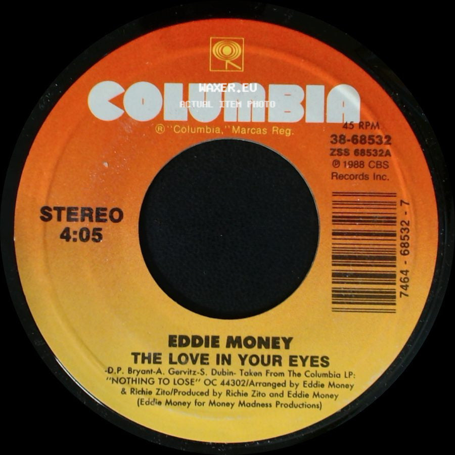 Eddie Money - Bad Boy / The Love In Your Eyes side B