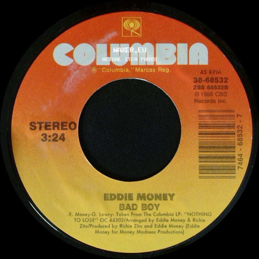 Eddie Money - The Love In Your Eyes / Bad Boy side B