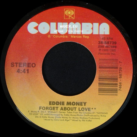 Eddie Money - Forget About Love / Let Me In side A