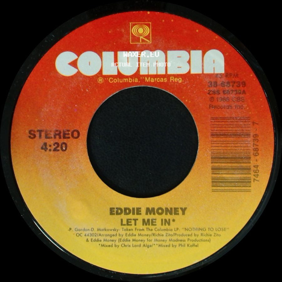 Eddie Money - Forget About Love / Let Me In side B