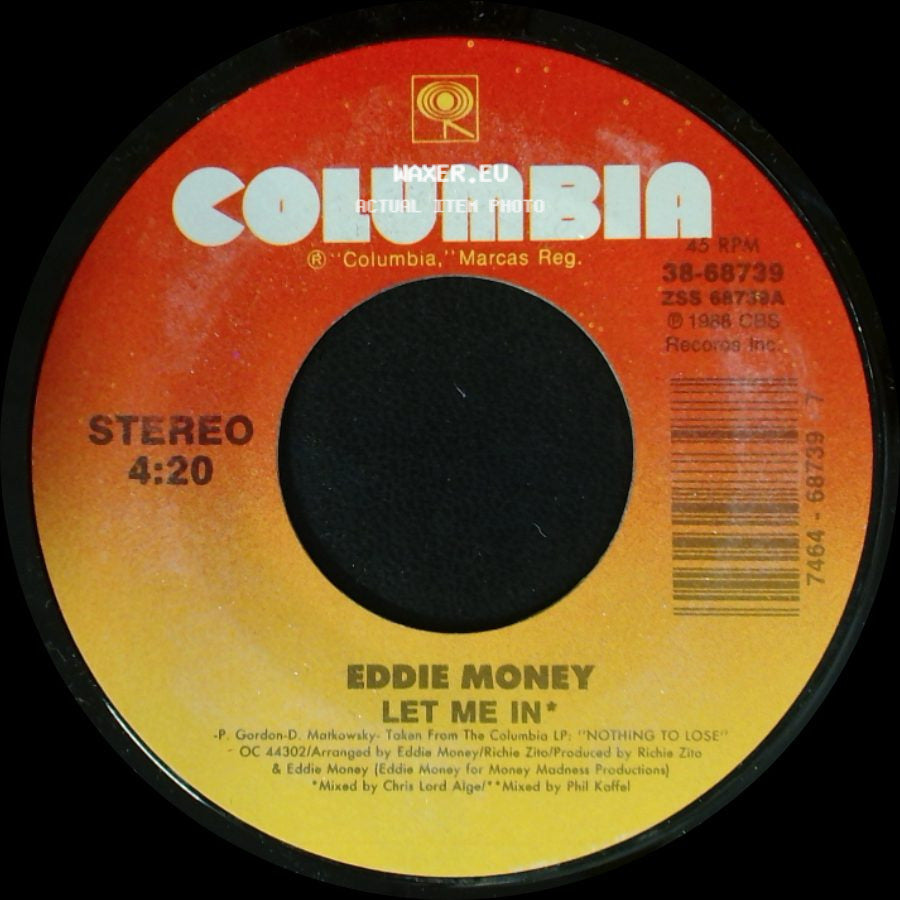 Eddie Money - Forget About Love / Let Me In side B