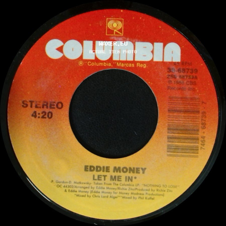 Eddie Money - Forget About Love / Let Me In side B