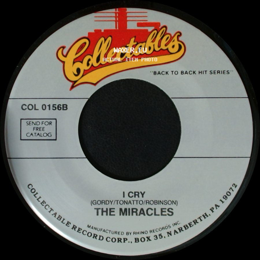The Miracles - I Cry / Money side A