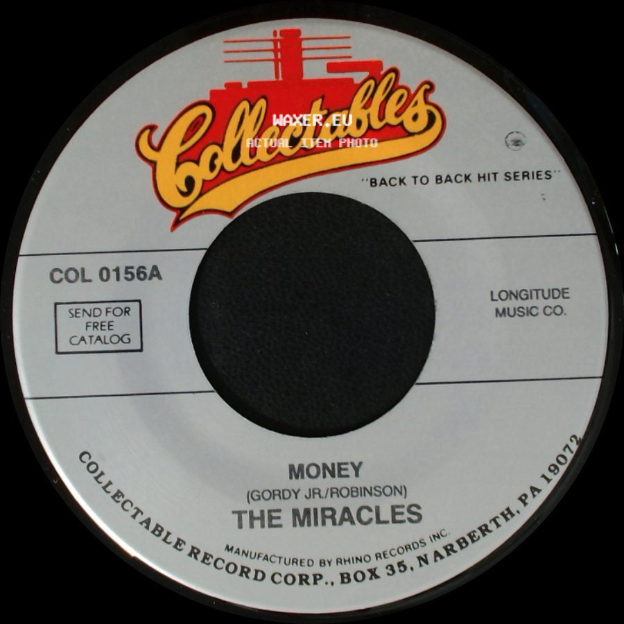 The Miracles - I Cry / Money side B