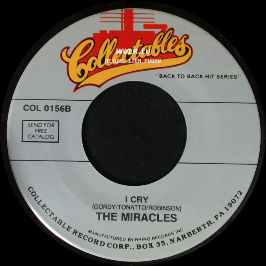 The Miracles - I Cry / Money side A