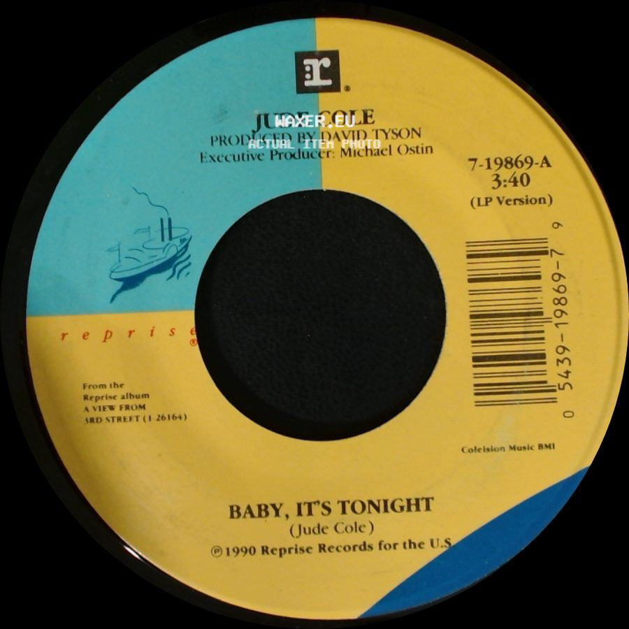 Jude Cole - Baby, It's Tonight / Heart Of Blues side A