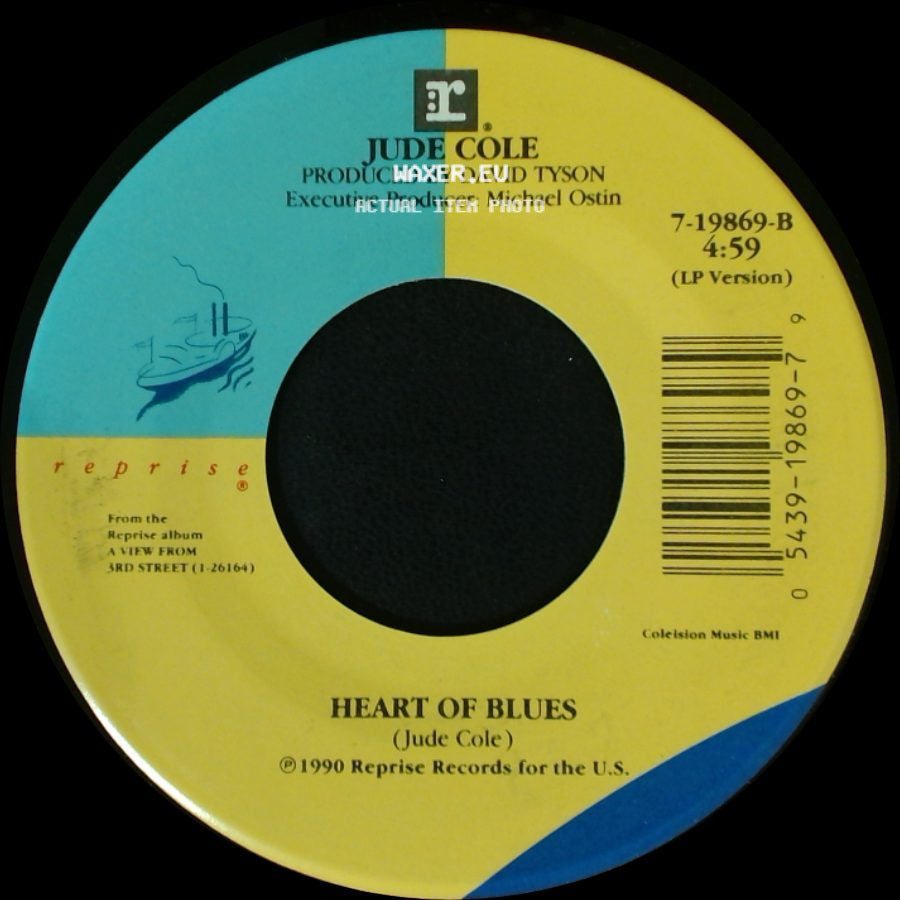 Jude Cole - Baby, It's Tonight / Heart Of Blues side B