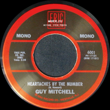 Guy Mitchell - Heartaches By The Number / Singing The Blues side A