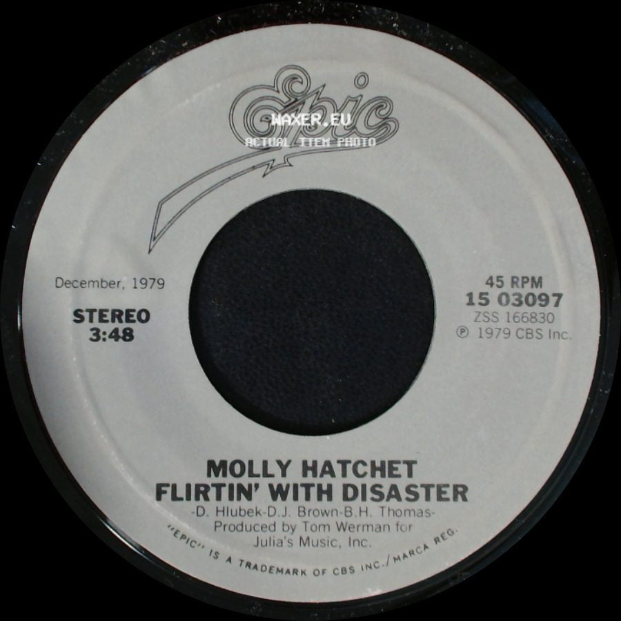 Molly Hatchet - Flirtin' With Disaster / Dreams I'll Never See side A