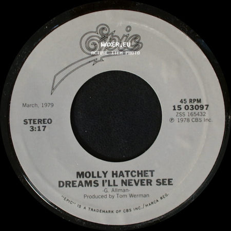 Molly Hatchet - Flirtin' With Disaster / Dreams I'll Never See side B