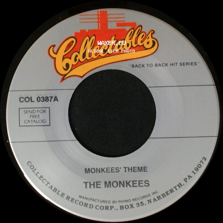 The Monkees - Monkees' Theme / The Girl I Knew Somewhere side A