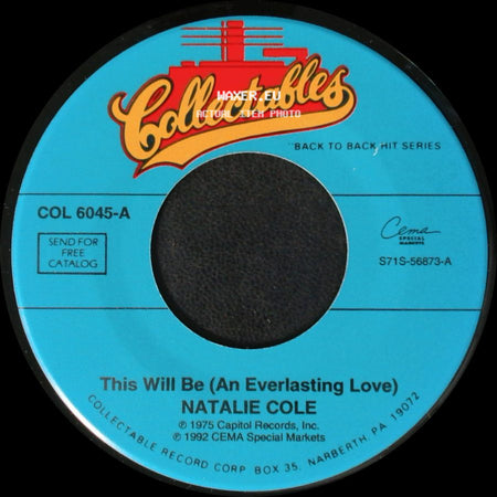 Natalie Cole - This Will Be (An Everlasting Love) / Inseperable side A