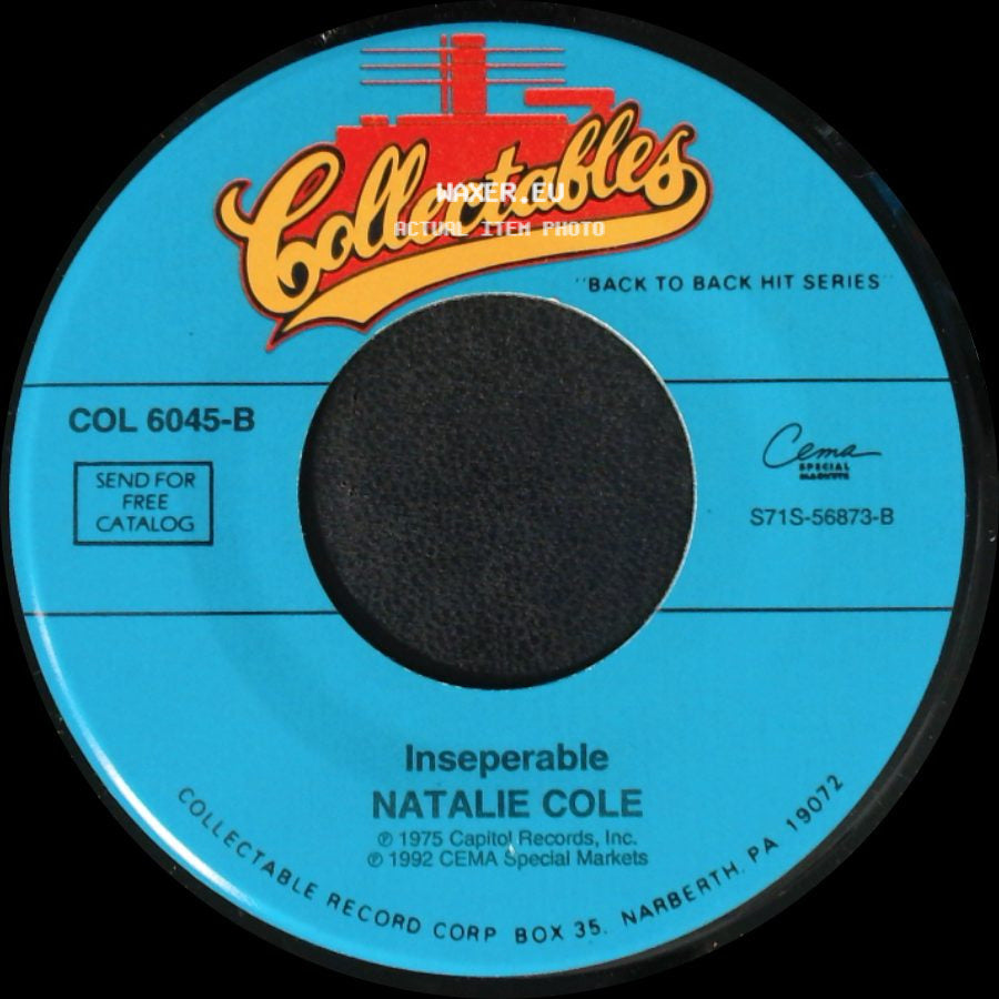 Natalie Cole - This Will Be (An Everlasting Love) / Inseperable side B