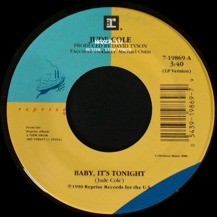Jude Cole - Baby, It's Tonight / Heart Of Blues side A