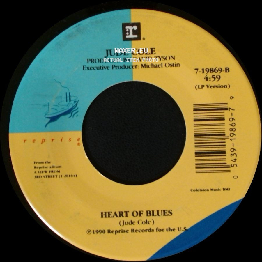 Jude Cole - Baby, It's Tonight / Heart Of Blues side B