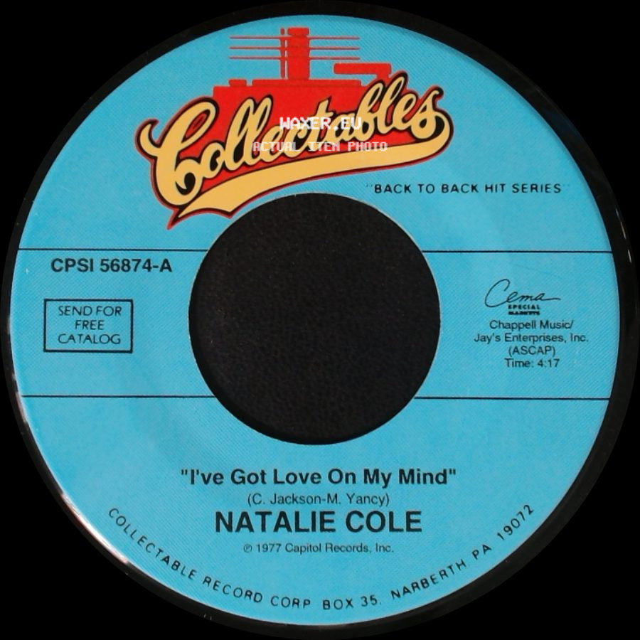 Natalie Cole - "Mr. Melody" / I've Got Love On My Mind side B