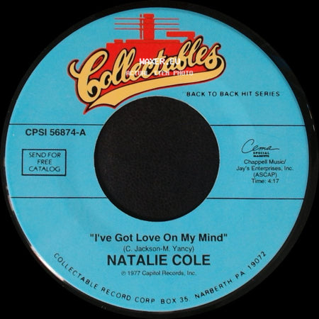 Natalie Cole - "Mr. Melody" / I've Got Love On My Mind side B