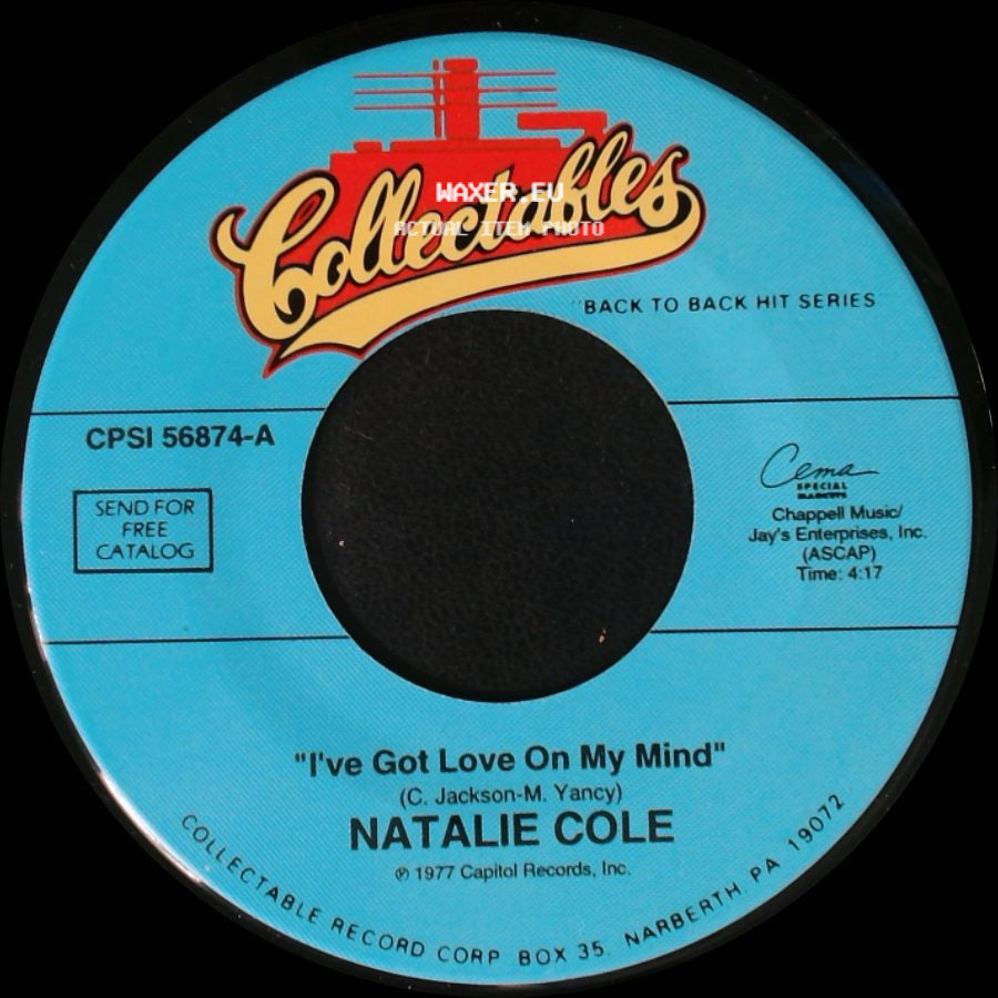 Natalie Cole - "I've Got Love On My Mind" / Mr. Melody side A