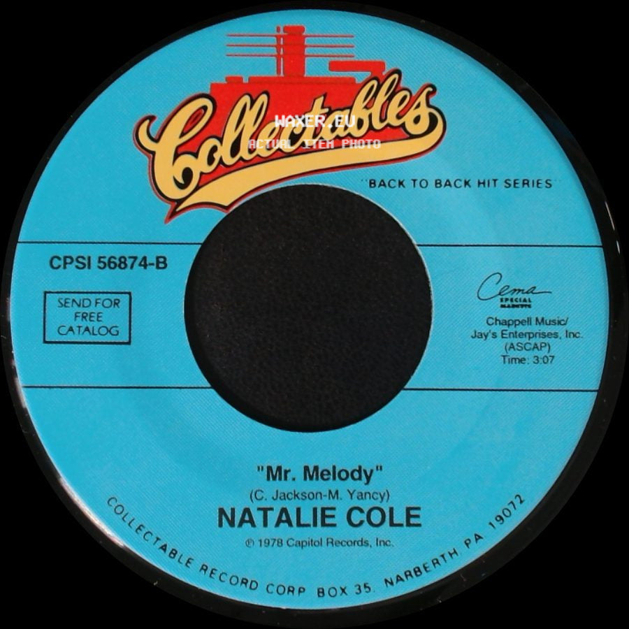 Natalie Cole - Mr. Melody / I've Got Love On My Mind side A