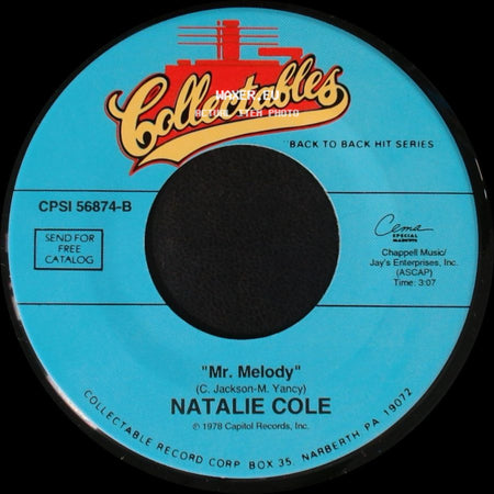 Natalie Cole - Mr. Melody / I've Got Love On My Mind side A