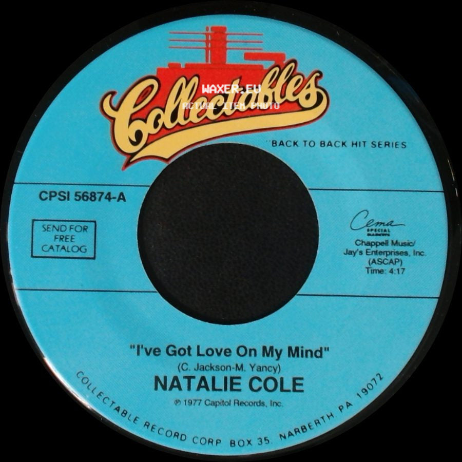 Natalie Cole - Mr. Melody / I've Got Love On My Mind side B