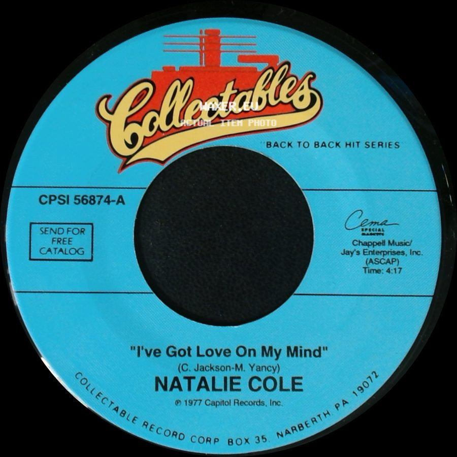 Natalie Cole - "I've Got Love On My Mind" / Mr. Melody side A