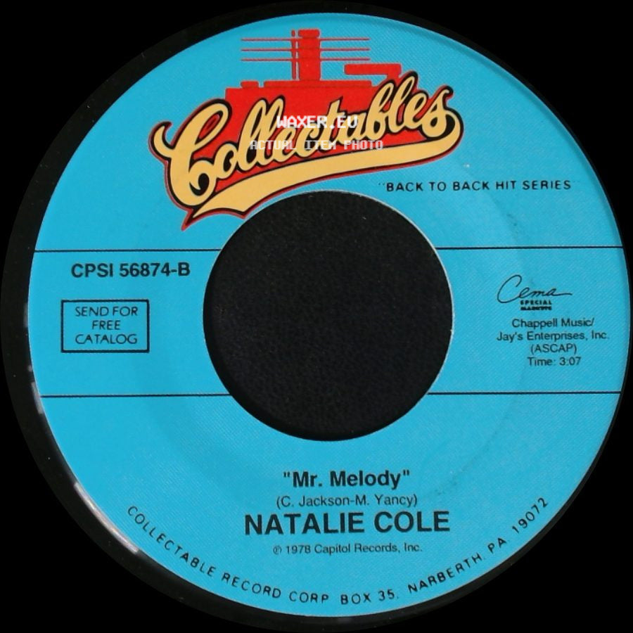 Natalie Cole - "I've Got Love On My Mind" / Mr. Melody side B