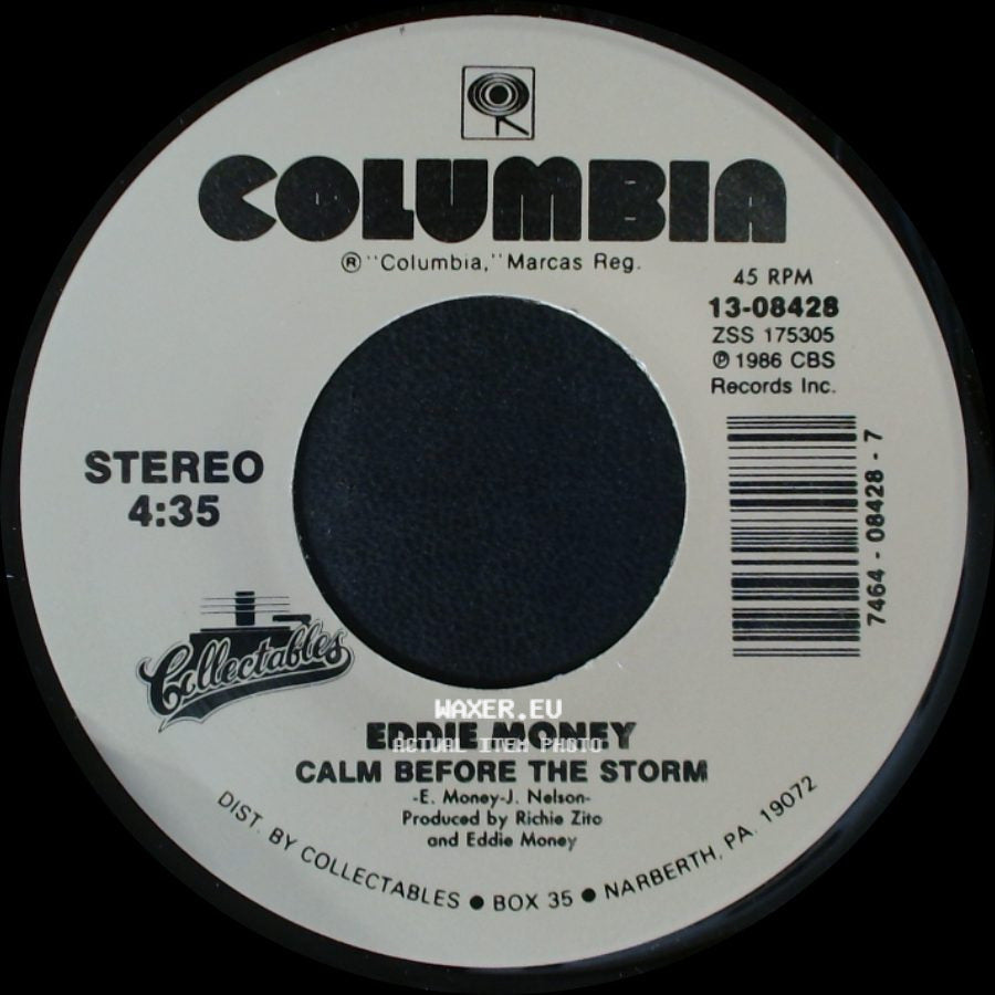 Eddie Money - Take Me Home Tonight / Calm Before The Storm side B