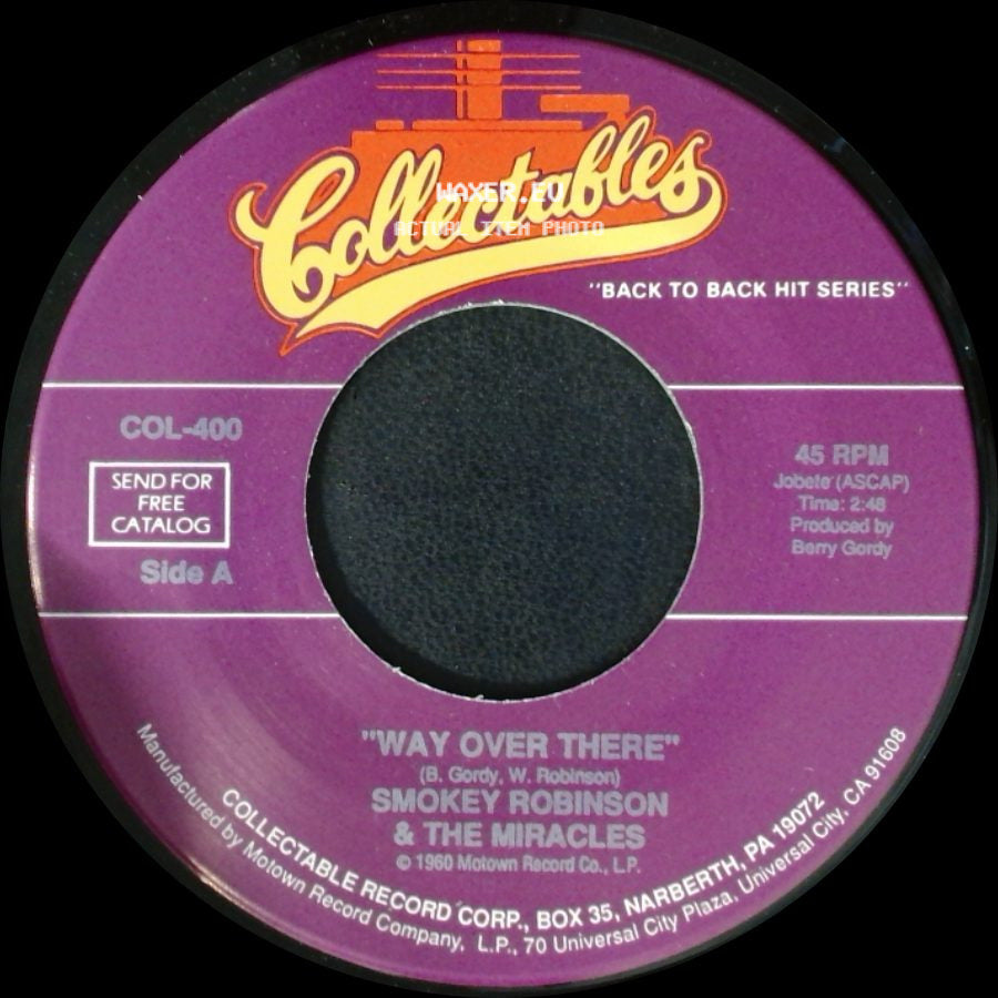 Smokey Robinson & The Miracles - Way Over There / Shop Around side A
