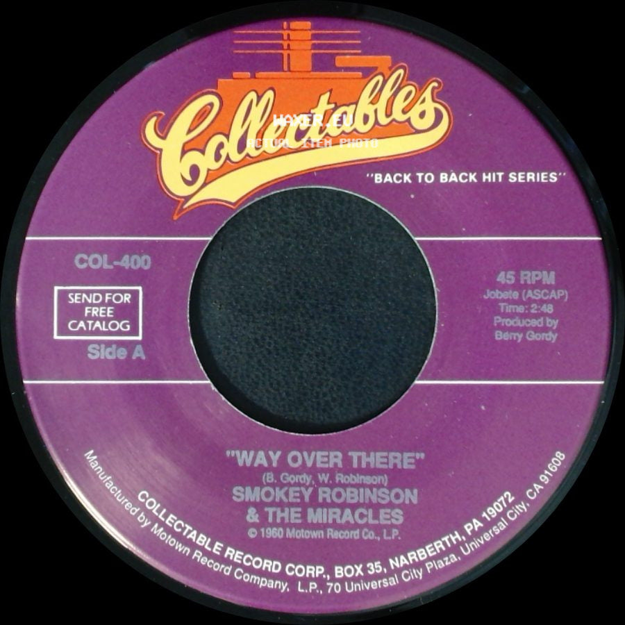 Smokey Robinson & The Miracles - Way Over There / Shop Around side A