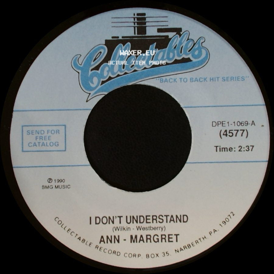 Ann - Margret - Bye Bye Birdie / I Don't Understand side B