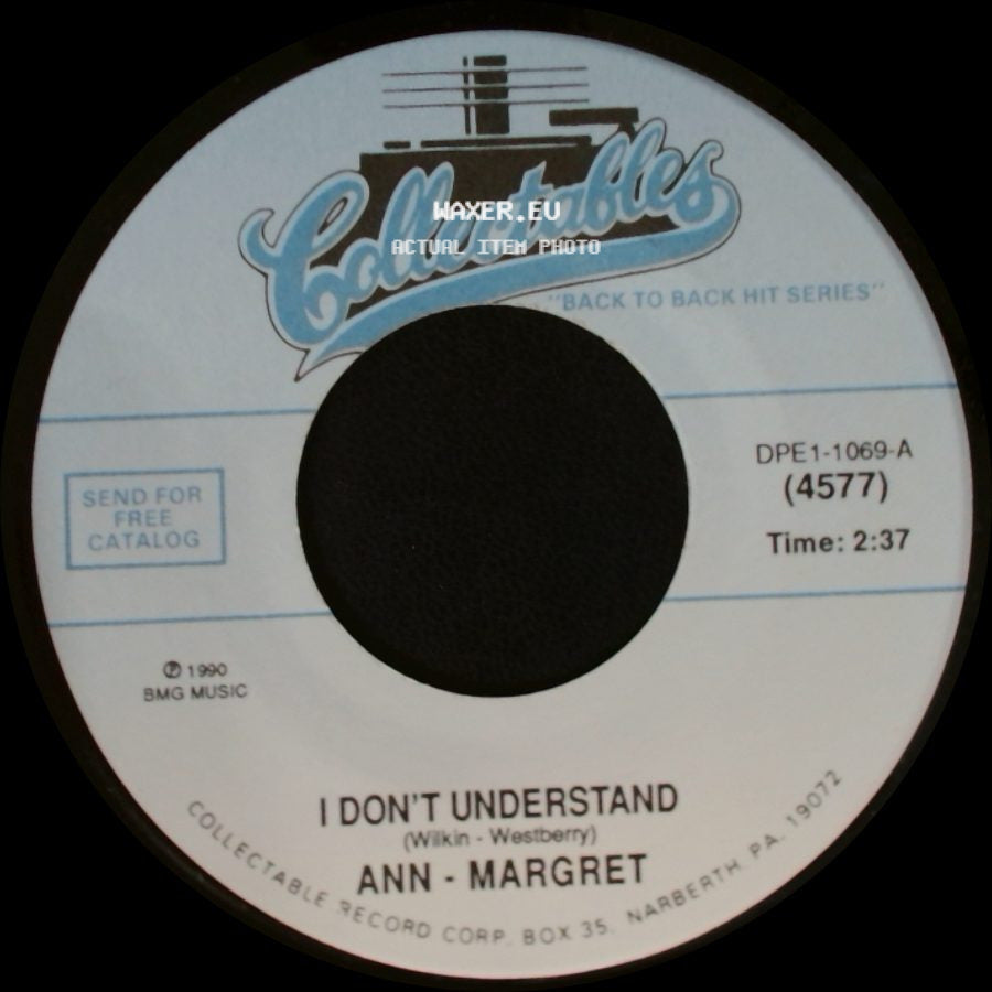 Ann - Margret - Bye Bye Birdie / I Don't Understand side B