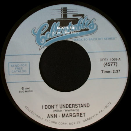 Ann - Margret - Bye Bye Birdie / I Don't Understand side B