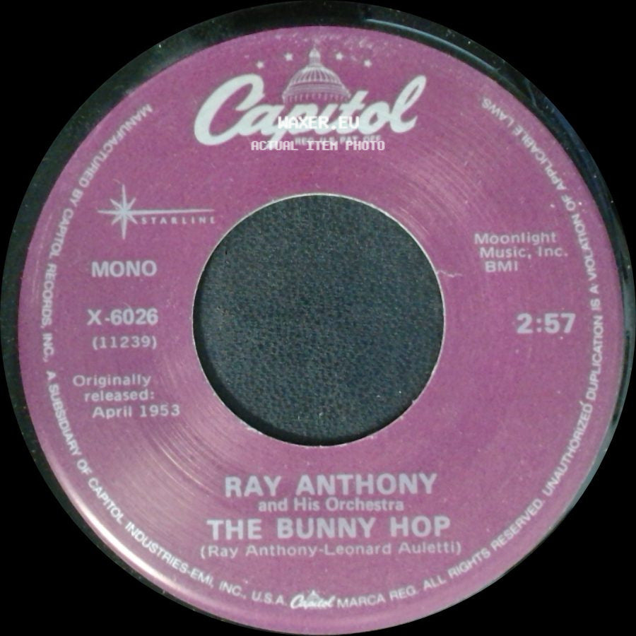 Ray Anthony And His Orchestra - The Bunny Hop / The Hokey Pokey side A