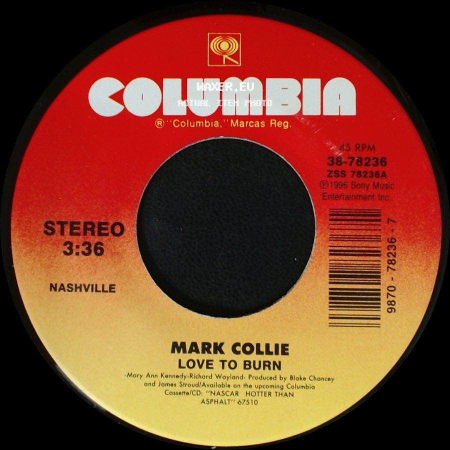 Kyle Petty / Mark Collie - Oh King Richard / Love To Burn side B