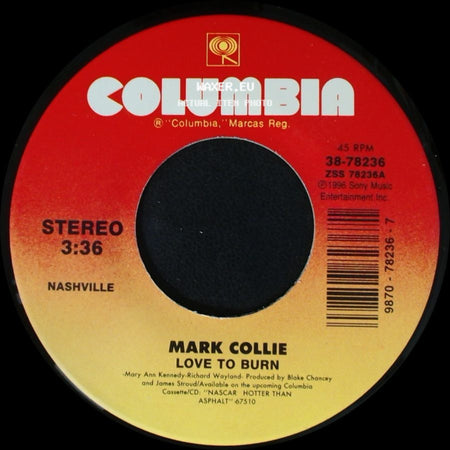 Kyle Petty / Mark Collie - Oh King Richard / Love To Burn side B