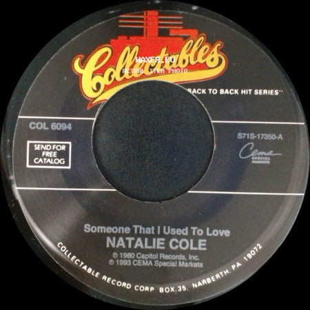 Natalie Cole - Lucy In The Sky With Diamonds / Someone That I Used To Love side B