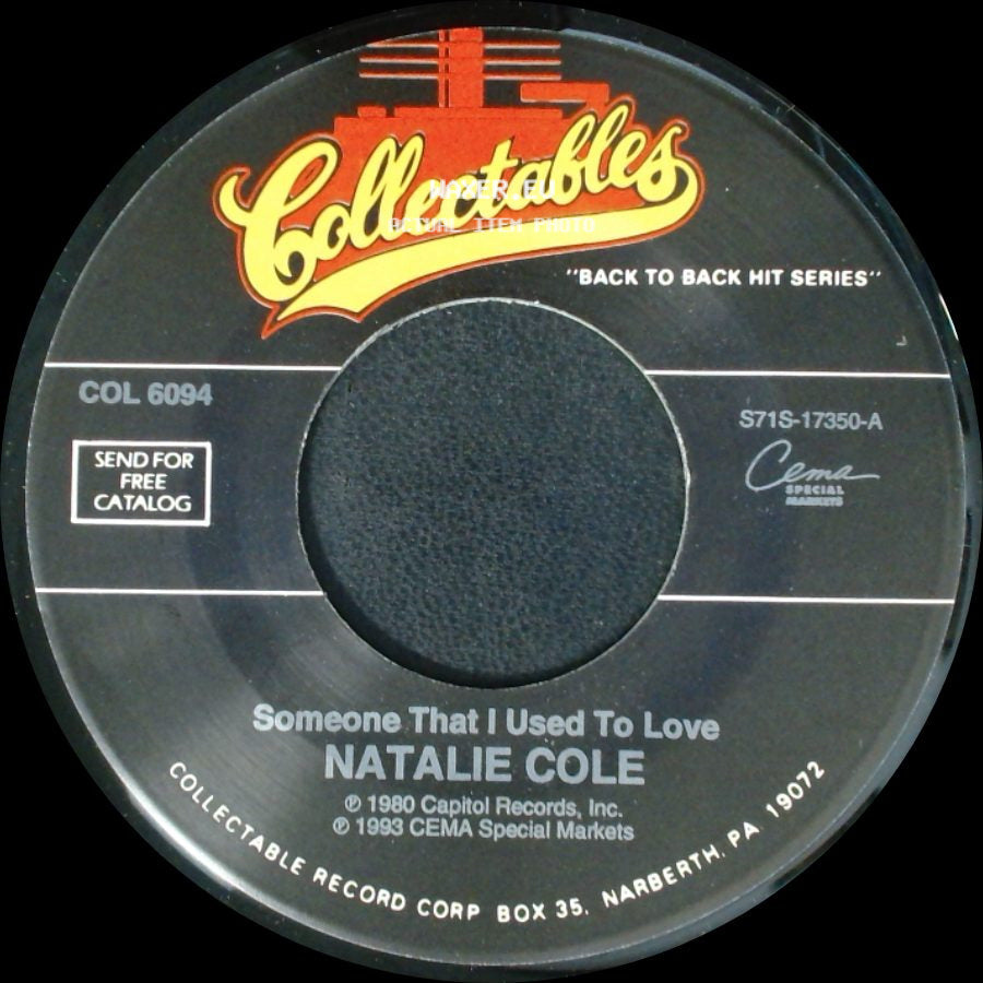 Natalie Cole - Lucy In The Sky With Diamonds / Someone That I Used To Love side B