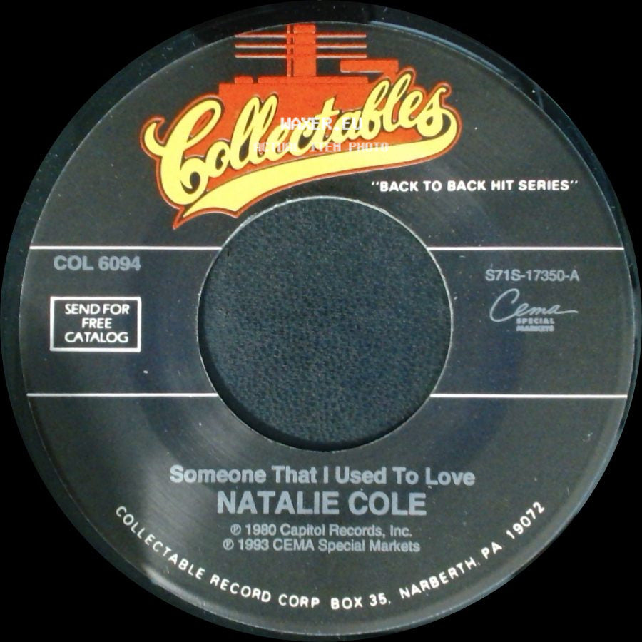 Natalie Cole - Someone That I Used To Love / Lucy In The Sky With Diamonds side A